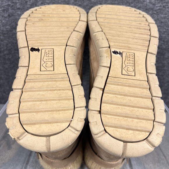 CLIFFS BY WHITE MOUNTAIN Womens Hearty Cushioned Hiker Ankle Boots 9.5 Side Zip - Picture 10 of 11